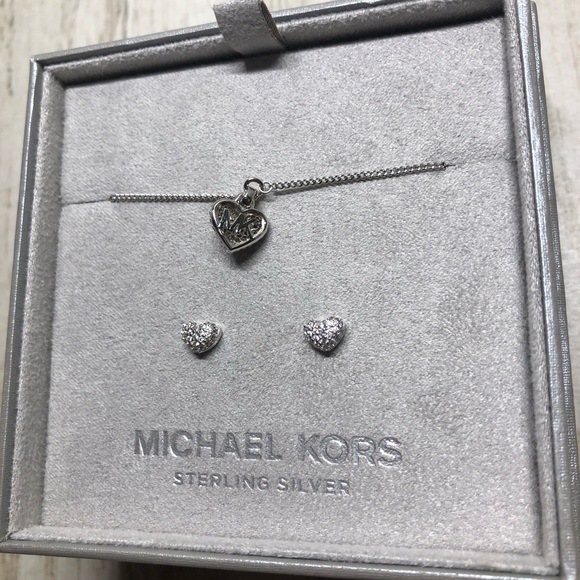 NWT Michael Kors Sterling Silver Set - Picture 4 of 6